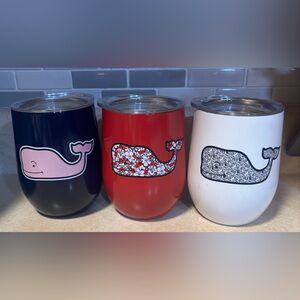 Vineyard Vines x Target Stemless Wine/ Drink  Tumblers (3)